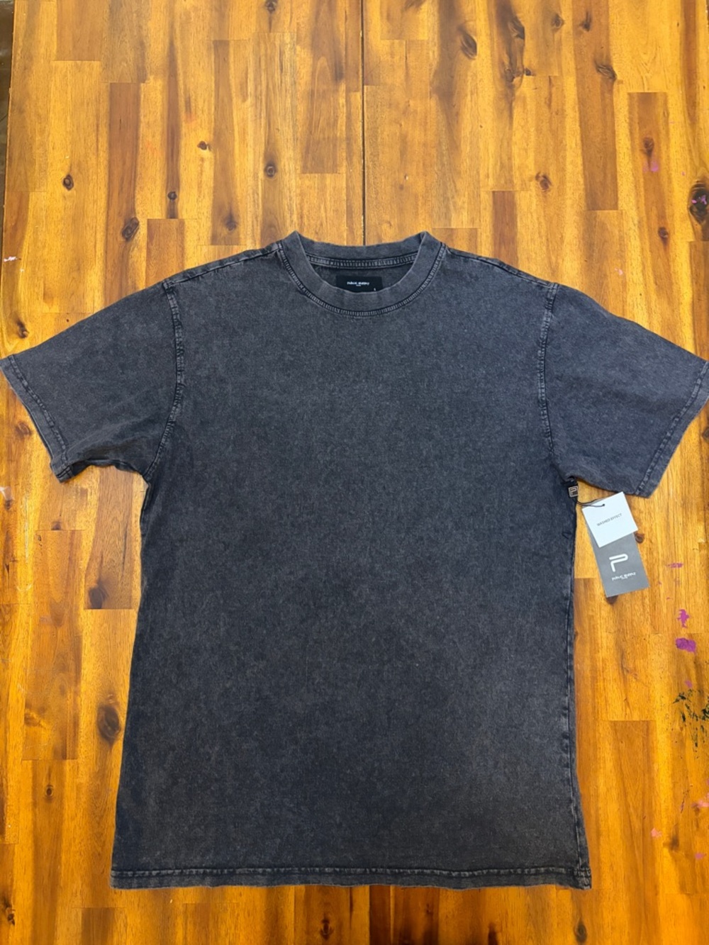 Public Supply Washed Black Men's Crewneck T‑Shirt NWT
